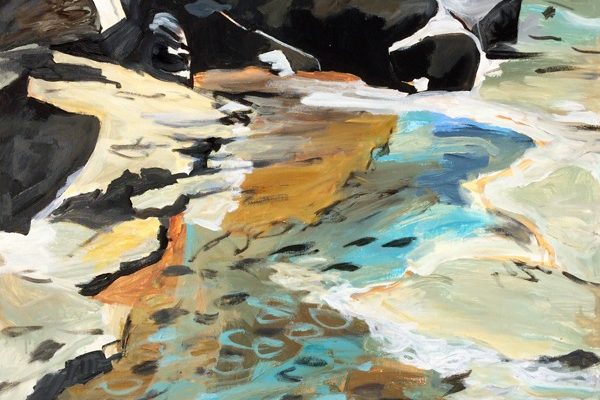 Photo of original painting by Erika Beck,Synthetic polymer on canvas,91 x 101 cm