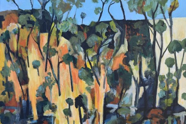 Photo of original painting by Erika Beck, Synthetic polymer on canvas, H61 x W76 cm