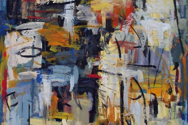 Photo of original painting by Erika Beck.Synthetic polymer on canvas91x76cm