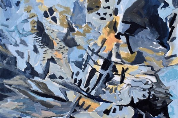 Photo of original painting by Erika Beck,
Synthetic polymer on canvas
91 x 91 cm